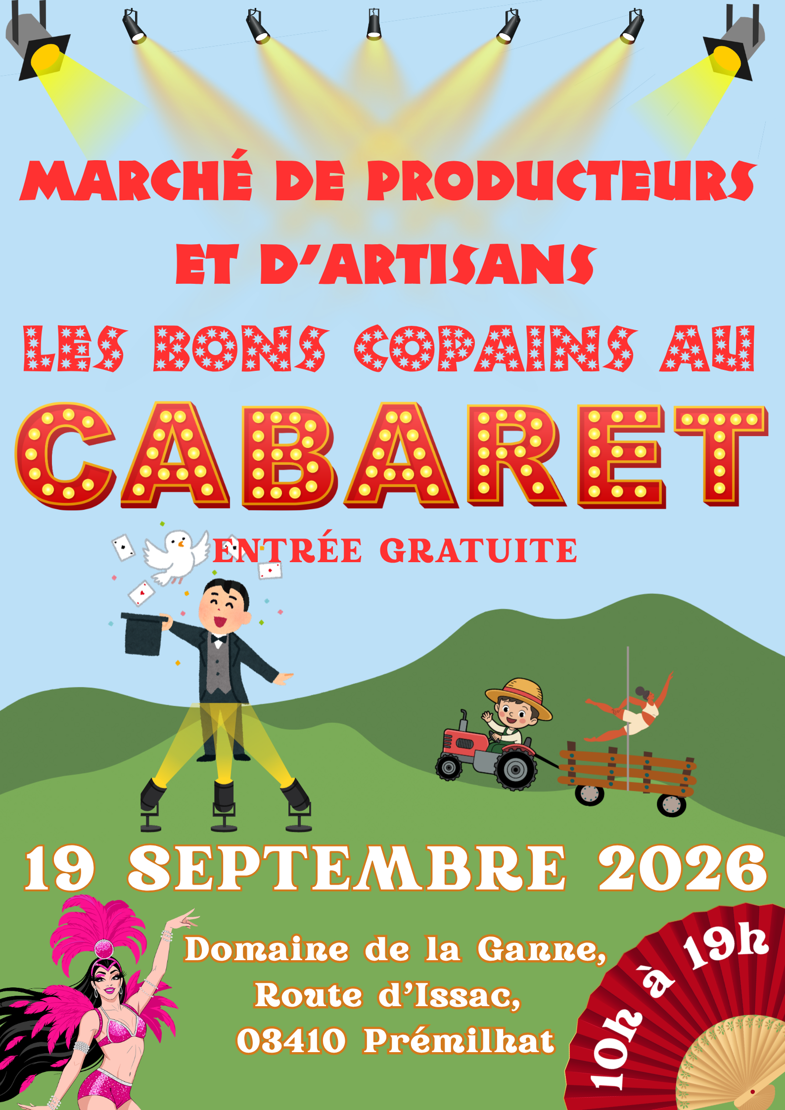 Affiche Marché des Bons Copains